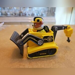 Paw Patrol Mission Paw Rubble Bulldozer Vehicle‎ & Figure Complete Playset Toy